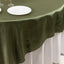 Satin 90"x90" Table Overlay Square Tablecloth Dusty Sage Green - Smooth Finish Table Topper
