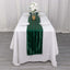 Satin 12"x108" Table Runner Hunter Emerald Green - Stripe Table Decor