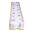 5 Pack Disposable Table Runners 11"x108" White with Pink Butterflies - Non-woven Stylish Spring Summer Dining Decor