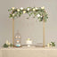 Adjustable Flower Arch Gold Metal Over-The-Table Frame - Wedding Display 48" Tall