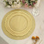 20-Pack Disposable Table Placemats in Gold Glitter - 210GSM Paper Placemats for Classy Events 13"