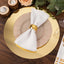 10-Pack Dining Plate Chargers Decorative Acrylic Mirror Gold Round - Lightweight Event Display 13"