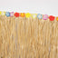 Raffia Grass Table Skirt Natural - Rustic Skirt for Hawaiian Party Decor 9ft