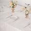 Premium Velvet 60"x102" Rectangle Tablecloth Ivory - Reusable & Soft Table Cover