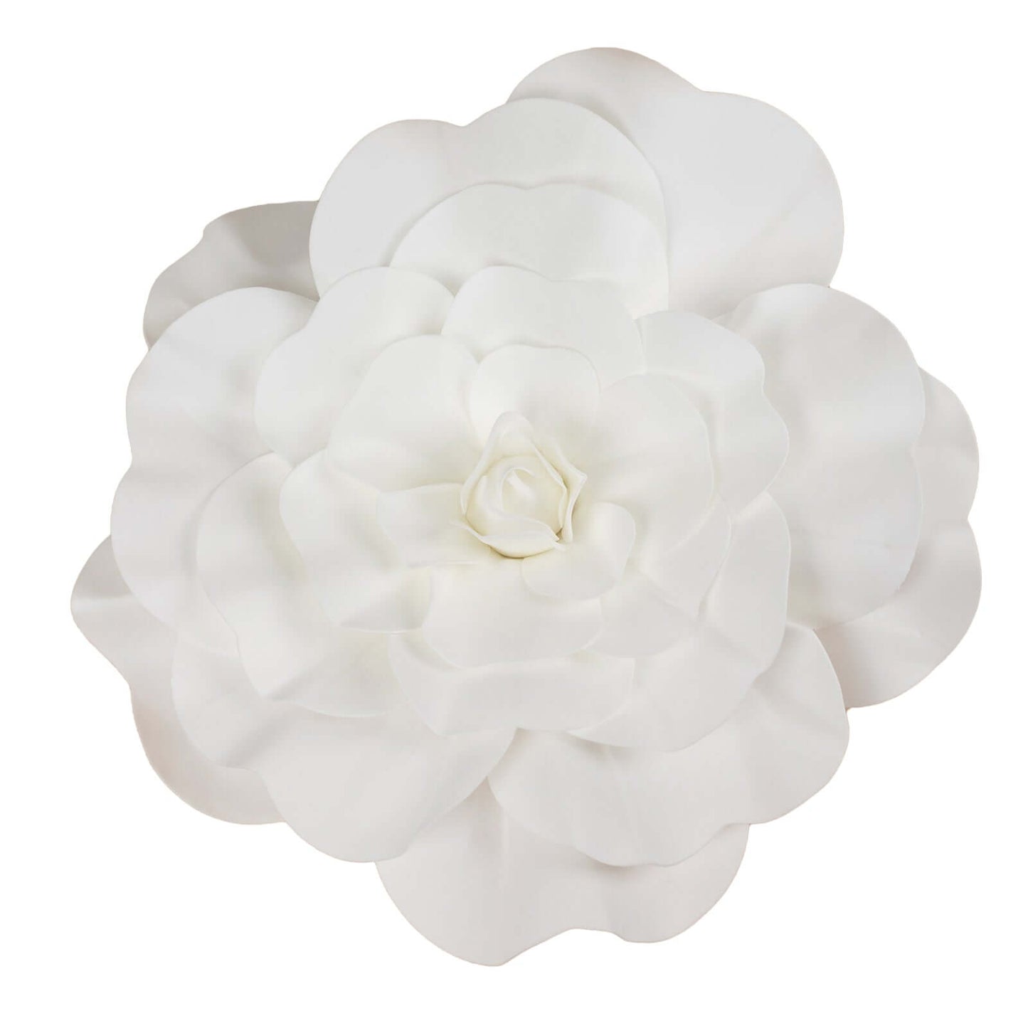 2 Pack 24" Large White Real Touch Artificial Foam DIY Craft Roses