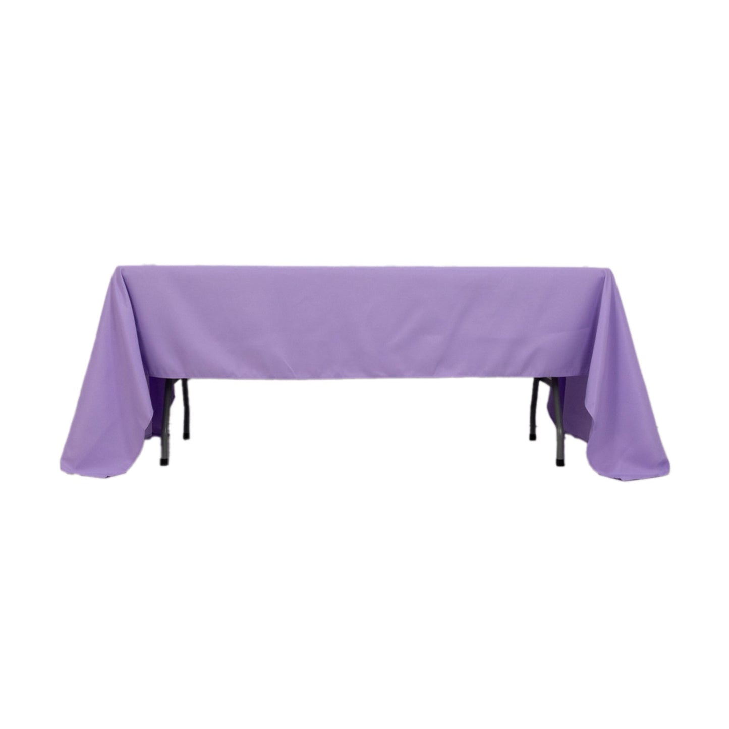 Premium Polyester 60"x126" Rectangle Tablecloth Lavender Lilac - Stain-Resistant 220GSM Finish Table Cover