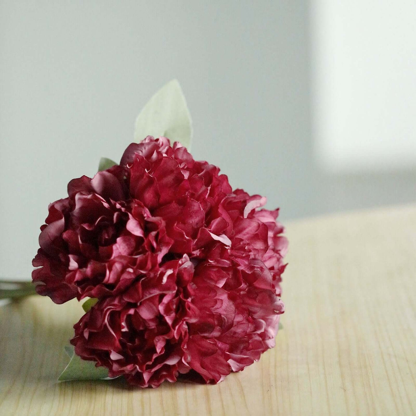 11" Mulberry Real Touch Artificial Silk Peonies Flower Bouquet