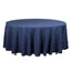 Premium Polyester 108" Round Tablecloth Navy Blue - Wrinkle-Resistant 220GSM Table Cover