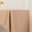 Premium Polyester 60"x126" Rectangle Tablecloth Nude - Stain-Resistant 220GSM Finish Table Cover