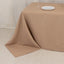 Premium Polyester 90"x132" Rectangle Tablecloth Nude - Seamless 220GSM Stain-Resistant Table Cover