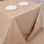 Scuba Rectangular 90"x156" Tablecloth Nude - Wrinkle Free, Stain Resistant & Seamless Table Cover