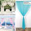 2 Pack Silver Sheer Organza Curtains With Rod Pocket Window Treatment Panels - 52"x108"