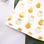 20-Pack Paper Dinner Napkins with Pineapple Design Metallic Gold - Disposable 3 Ply Cocktail Napkins for Parties