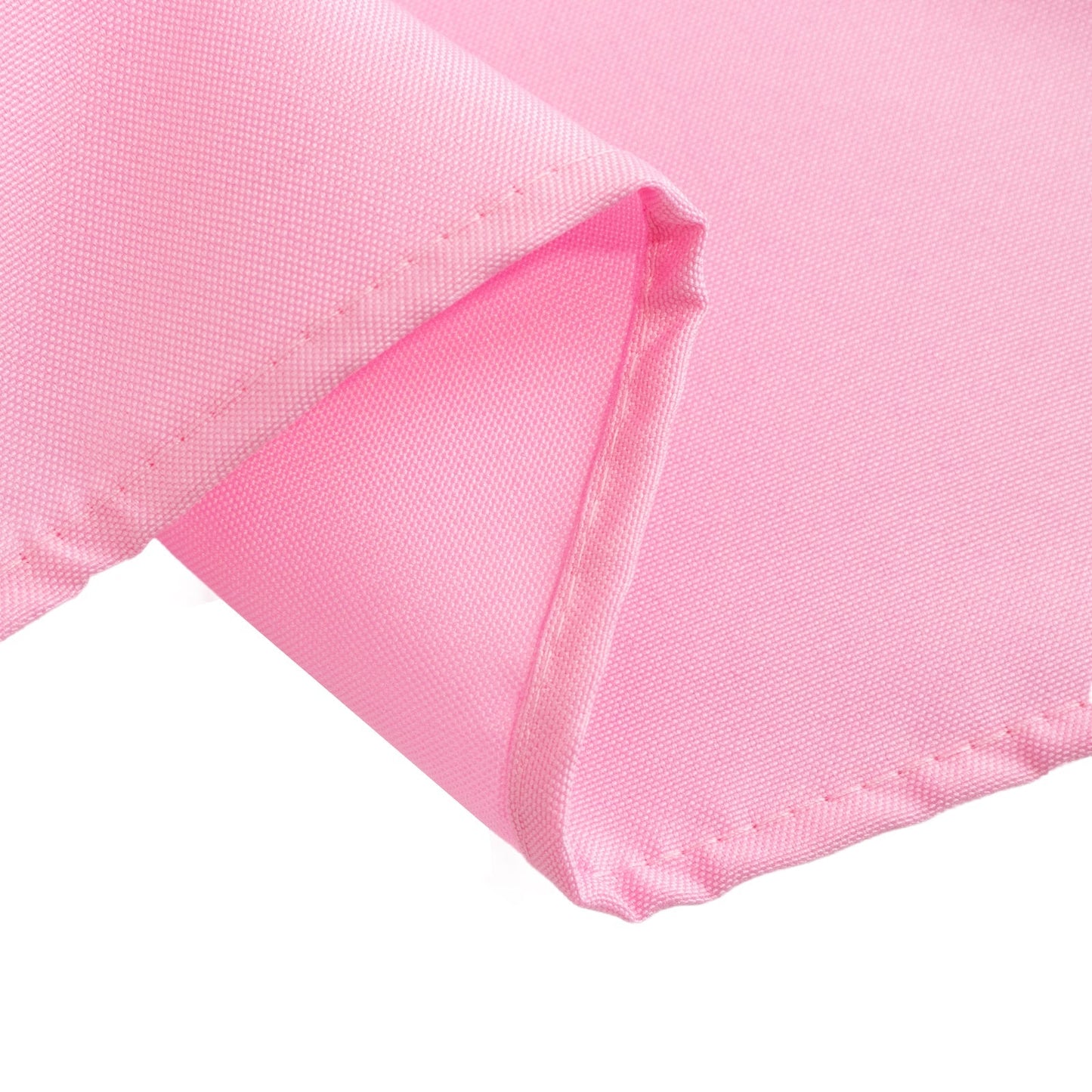 Premium Polyester Square Tablecloth 70"x70" Pink 220GSM Wrinkle-Resistant Table Cover