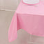 Premium Polyester 54"x54" Square Tablecloth Pink - Stain and Wrinkle-Resistant 220GSM Table Cover