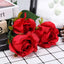 31" 24Pcs Red Long Stem Artificial Silk Roses Flowers