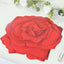 10-Pack Disposable Table Placemats with Red Rose Flower Design - 400GSM Floral Cardboard Placemats for Romantic Themes & Garden Parties 14"