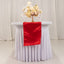 Lamour Satin 12"x108" Table Runner Red - Smooth & Lustrous Finish