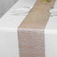 Crystal Rhinestone 10"x108" Table Runner Champagne - Chic Diamond Accent
