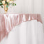Polyester 72"x72" Table Overlay Square Tablecloth Rose Gold - Sequin Dots Wrinkle-Free Table Cover