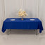 Lamour Satin 60"x102" Rectangle Tablecloth Royal Blue - Durable & Silky Soft Feel Table Cover
