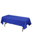 Polyester 60"x126" Rectangle Tablecloth Royal Blue - Wrinkle-Resistant Table Cover