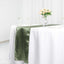 Satin 12"x108" Table Runner Dusty Sage Green - Stylish Table Linen