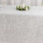 Premium Crushed Velvet 90"x132" Rectangle Tablecloth White - Reusable Soft & Graceful Seamless Table Cover