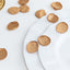 400-Pack Rose Petals Life-Like Flower Confetti Gold Matte Silk Round - Perfect for Event Tables 2"