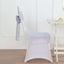 5 Pack Linen Chair Sashes 6"x108" Slubby Textured Silver - Durable Wrinkle-Resistant Decor for Weddings & Gatherings