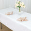 Premium Polyester 54"x96" Rectangle Tablecloth White - Durable 220GSM Stain-Resistant Fabric for Weddings & Events