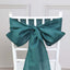 5 Pack Polyester Chair Sashes Peacock Teal 6"x108"