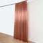 8ftx10ft Terracotta (Rust) Satin Event Curtain Drapes, Backdrop Event Panel