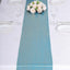 Polyester 12"x108" Table Runner Turquoise Shimmer Sequin Dots - Wrinkle-Free Finish Table Linen