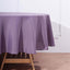 Polyester 90" Round Tablecloth Violet Amethyst - Stain & Wrinkle-Resistant Table Cover