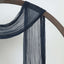 20ft Navy Blue Gauze Cheesecloth Fabric Wedding Arch Drapery, Window Scarf Valance, Boho Decor Arbor Curtain Panel