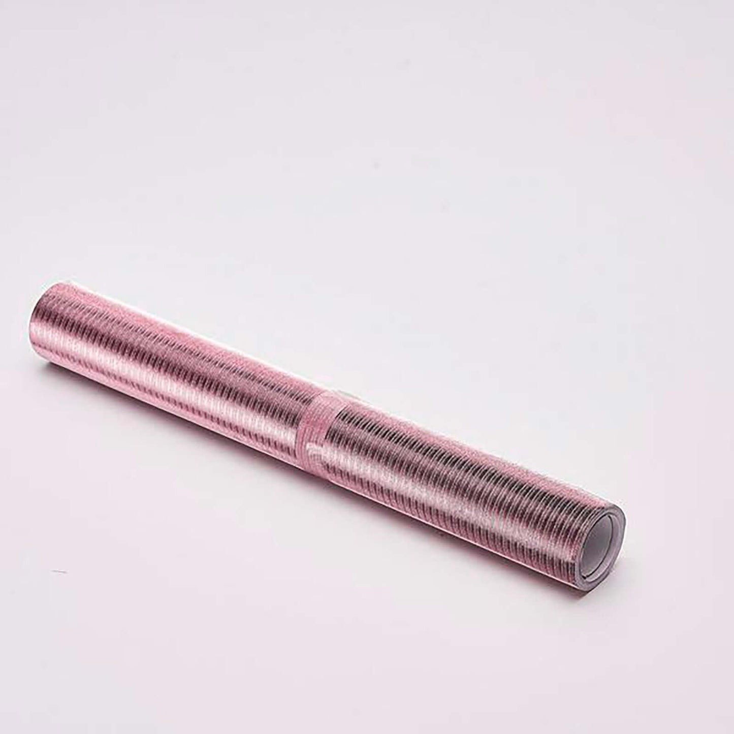 Glitter Paper 9ft Table Runner Roll Rose Gold Disposable Ridge Pattern Table Decor