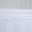 Tulle 17ft Table Skirt White - 4 Layer Pleated Tutu Chic & Soft Event Table Cover