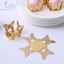 50-Pack Mini Paper Truffle Cup Liners Butterfly Square Design Metallic Gold - 225GSM Cupcake Tray Wrappers 4"