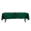 Sequin 60"x102" Rectangle Tablecloth Hunter Emerald Green - Big Payette Design for Modern Gatherings