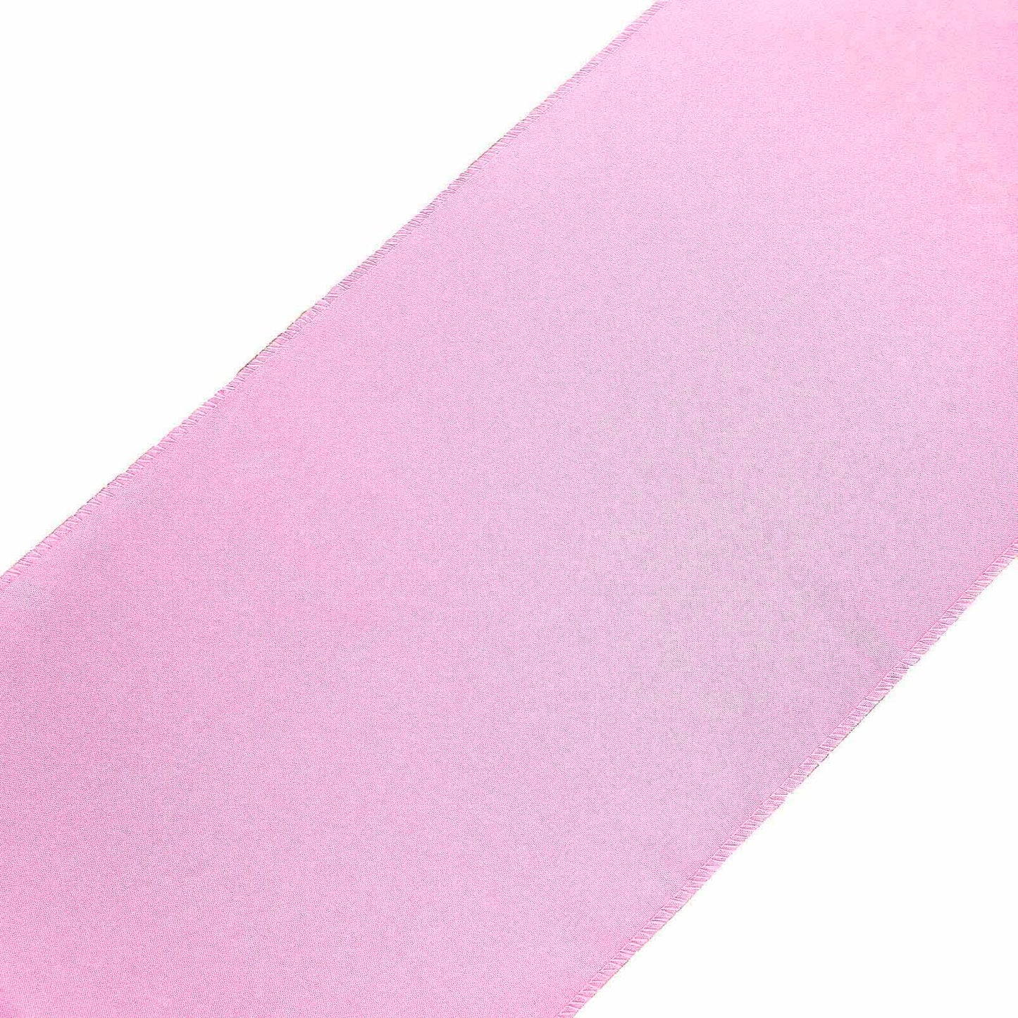 Polyester 12"x108" Table Runner Pink - Durable & Wrinkle-Resistant Table Decor