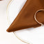 5 Pack Polyester 20"x20" Napkins Cinnamon Brown - Wrinkle Resistant & Easy Care Cloth Napkins