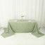 Taffeta 90"x156" Rectangle Tablecloth Sage Green - Accordion Crinkle Seamless Table Cover