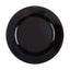 6-Pack Acrylic Round Charger Plates 13" in Black with Beaded Rim, Dinner Charger Event Tabletop Decor