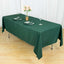 Premium Polyester 60"x102" Rectangle Tablecloth Hunter Emerald Green - Durable 220GSM Wrinkle-Resistant Table Cover