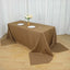 Polyester 90"x156" Rectangle Tablecloth Taupe - Seamless Wrinkle-Resistant Table Cover