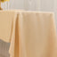 Lamour Satin 60"x126" Rectangle Tablecloth Beige - Soft & Silk-Like Table Cover