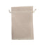 12 Pack 6"x9" Beige Satin Drawstring Wedding Party Favor Gift Bags