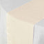 Polyester 12"x108" Table Runner Beige - Durable & Wrinkle-Resistant Table Decor
