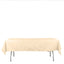 Polyester 54"x96" Rectangle Tablecloth Beige - Wrinkle-Resistant & Easy-to-Care Table Cover